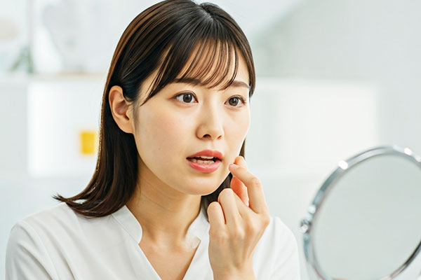悩んでいる女性